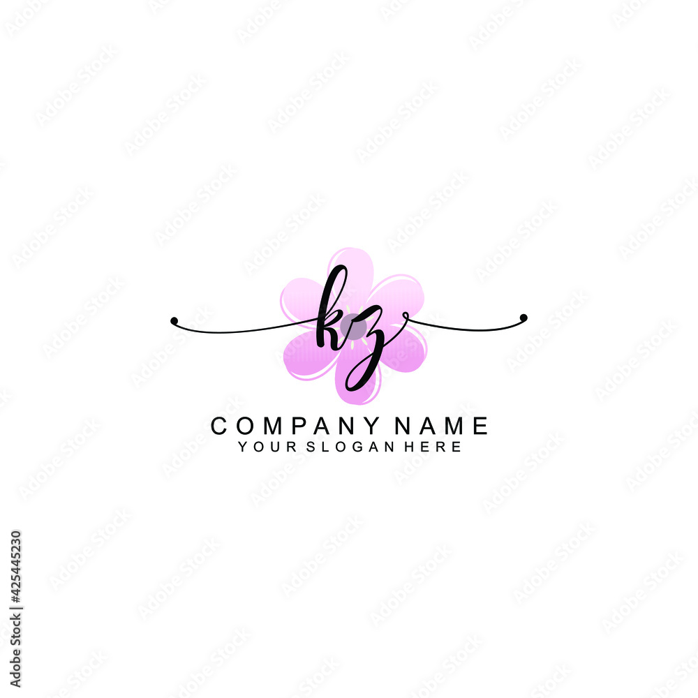 KZ Initials handwritten minimalistic logo template vector
KZ Initials handwritten minimalistic logo template vector