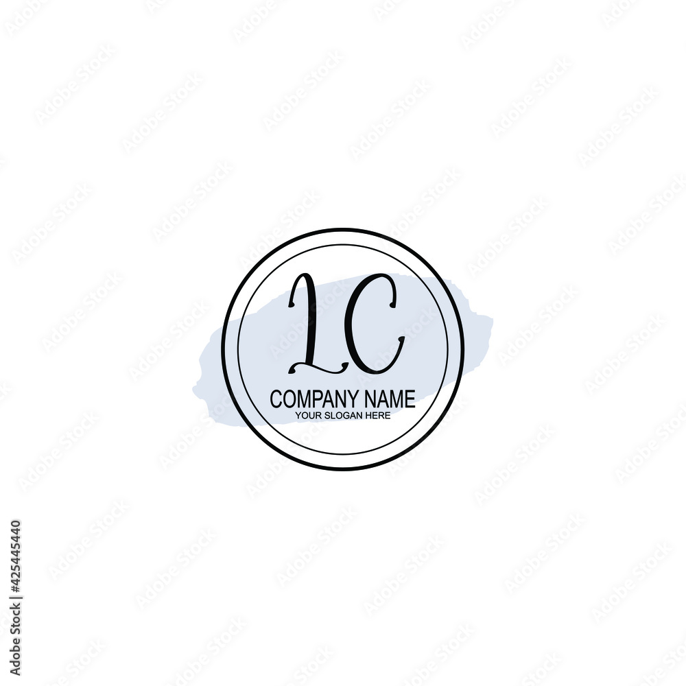 LC Initials handwritten minimalistic logo template vector
LC Initials handwritten minimalistic logo template vector