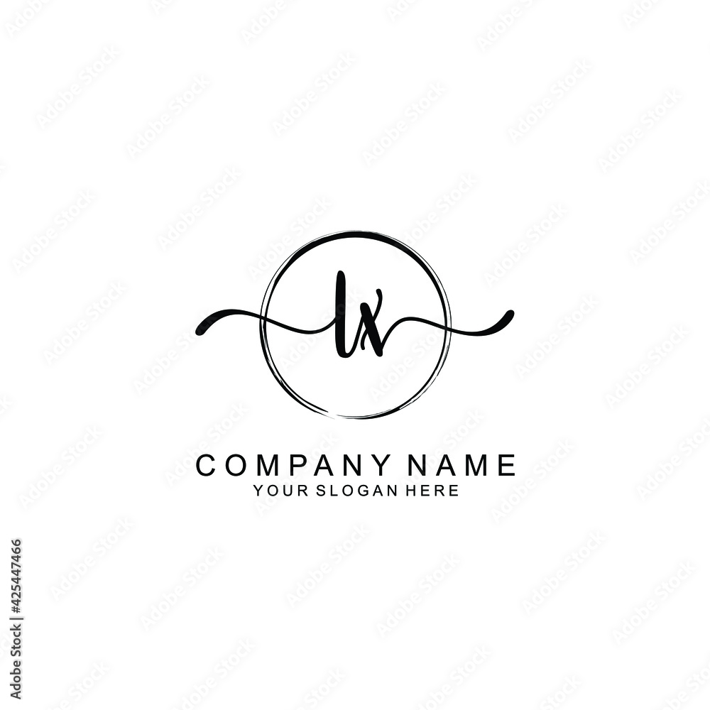 LX Initials handwritten minimalistic logo template vector
LX Initials handwritten minimalistic logo template vector