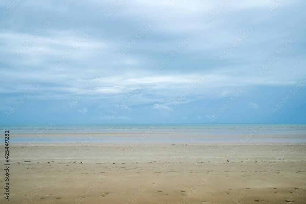 Casuarina Beach on an overcast day, in a suburb of Darwin, Northern Territory, Australia