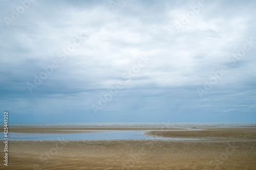 Casuarina Beach on an overcast day  in a suburb of Darwin  Northern Territory  Australia