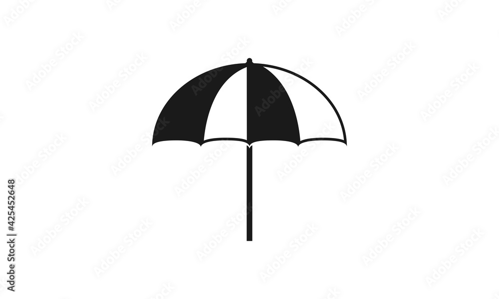 Umbrella simple vector design