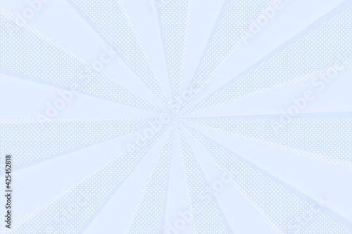 水玉ドットと放射線パステル背景 Radial abstract background ray with polka dot