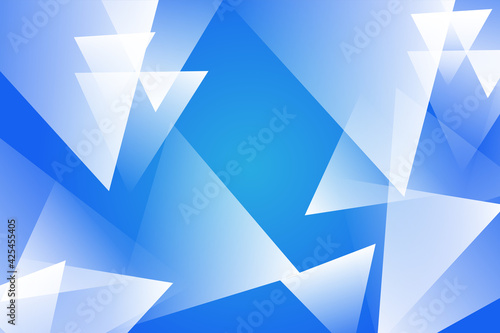 三角背景　abstract tryangle on light blue background