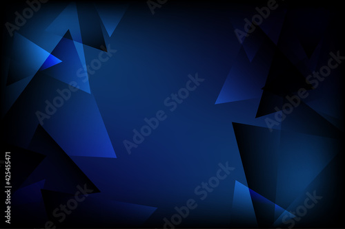 三角背景　abstract tryangle on dark background