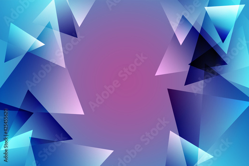                abstract tryangle on dark background