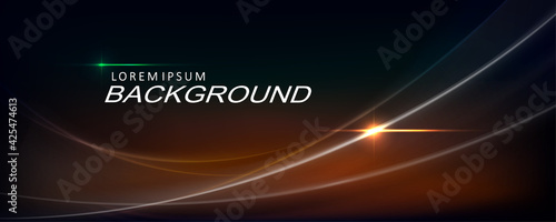 Abstract design with a gradient of brown shade, imitation of fabric folds