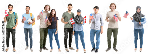 Male student with Canadian ...