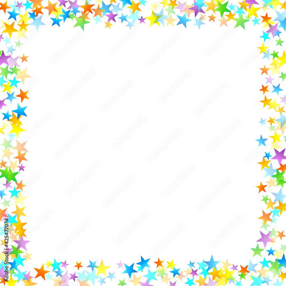 Rainbow Festive Confetti. Carnival Star Falling. Rainbow Festive Confetti. Carnival Star Falling.