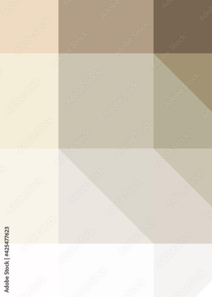 Fototapeta premium Abstract color Low-Polygones Generative Art background illustration