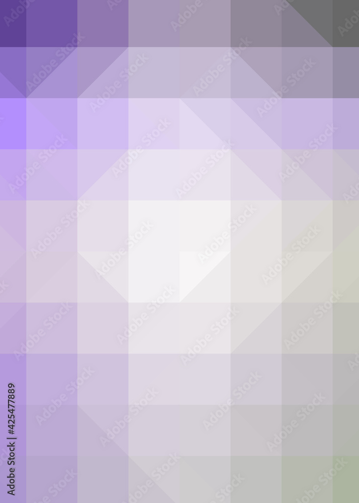 Obraz premium Abstract color Low-Polygones Generative Art background illustration