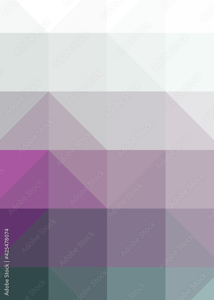 Obraz premium Abstract color Low-Polygones Generative Art background illustration