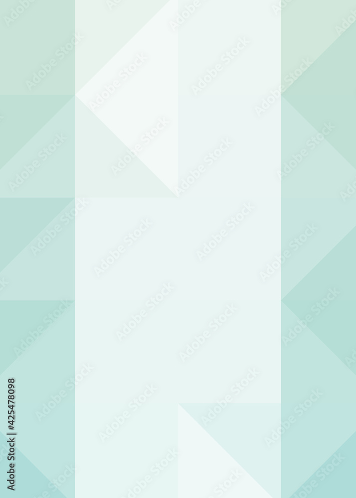 Fototapeta premium Abstract color Low-Polygones Generative Art background illustration
