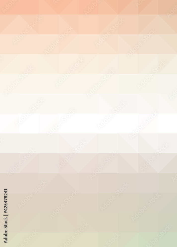 Fototapeta premium Abstract color Low-Polygones Generative Art background illustration