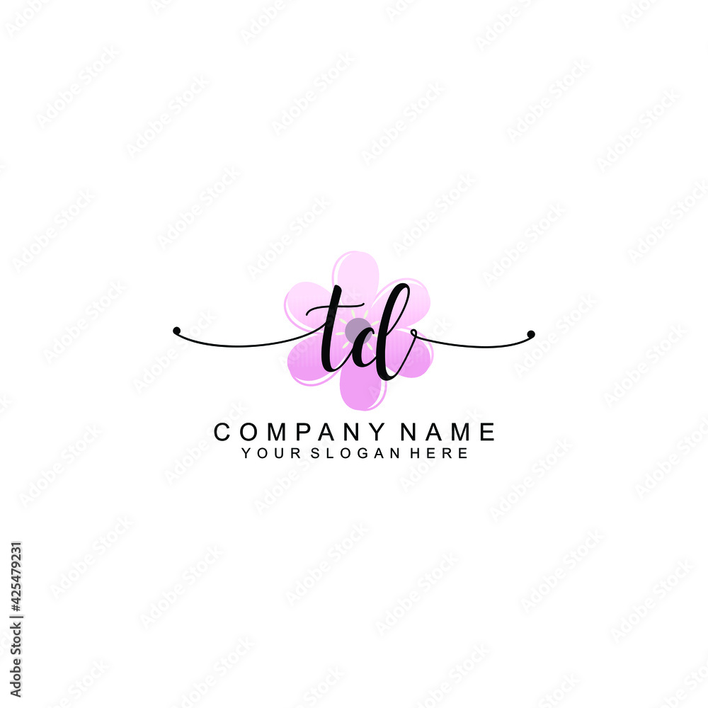 TD Initials handwritten minimalistic logo template vector TD Initials handwritten minimalistic logo template vector