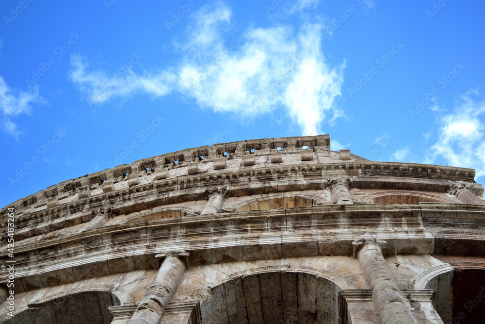 exterior ofcolosseum - Rome, Italy