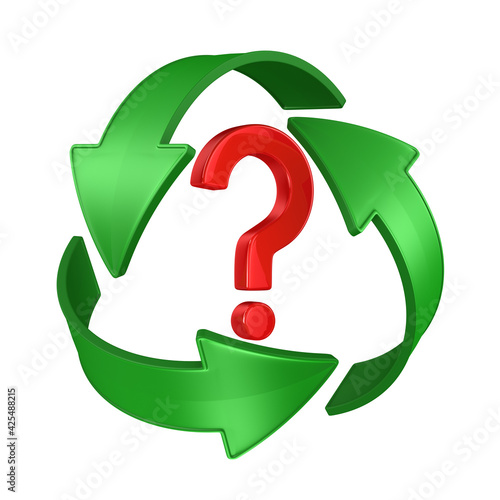 sign recycled and question ...