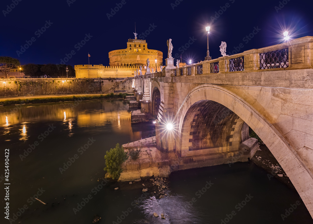 Castle de Sant Angelo in Rome Italy