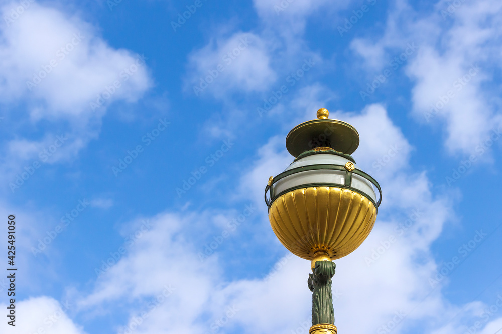 Picturesque street lights in St. Petersburg. Elements of street decor in the architecture of the city. Picturesque street lights in St. Petersburg. Elements of street decor in the architecture of the city.