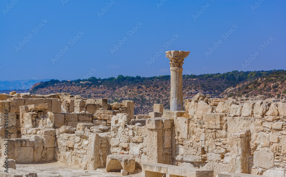 Ancient Kourion archaeological site in Limassol Cyprus