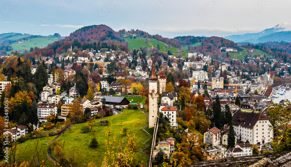 Cityscape of Lucerne, Switzerland