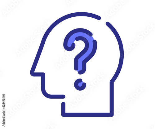 question understand help single isolated icon with dash or dashed purple line style
