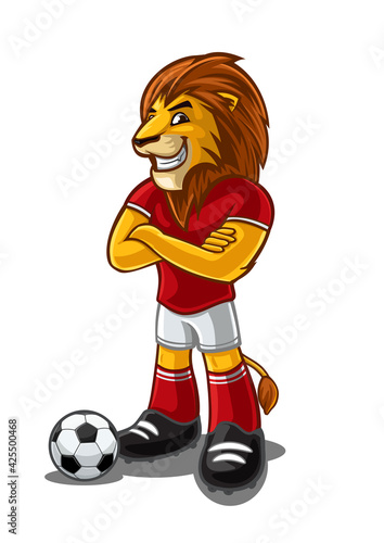 lion mascot for soccer 