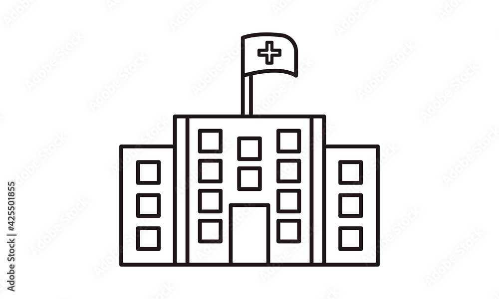 Hospital, Medication, Health care, Service, Apartment, Medical, Symbol free vector image icon Hospital, Medication, Health care, Service, Apartment, Medical, Symbol free vector image icon