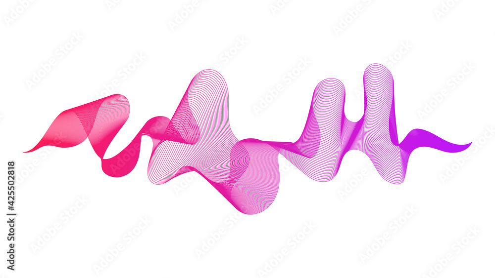 Abstract backdrop with colorful wave gradient lines Abstract backdrop with colorful wave gradient lines