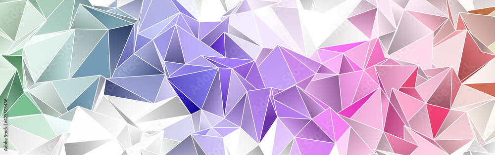 Obraz premium 3d Triangles, abstract background. Design wallpaper.