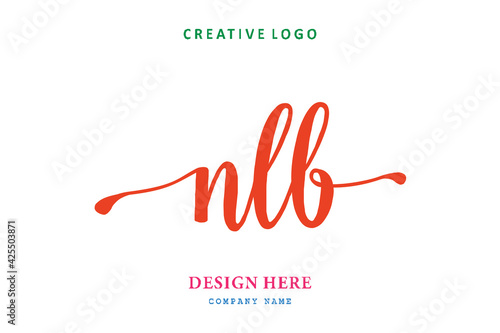 NLB lettering logo is simple, easy to understand and authoritative photo