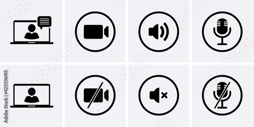 Conference Icons set.
