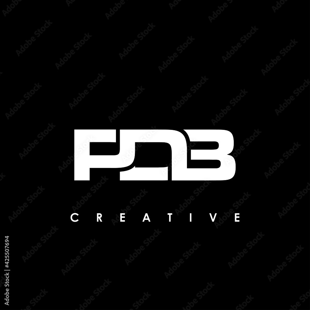 PDB Letter Initial Logo Design Template Vector Illustration PDB Letter Initial Logo Design Template Vector Illustration