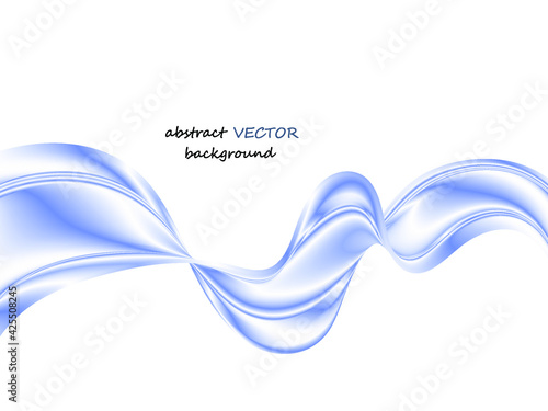 abstract blue wave background