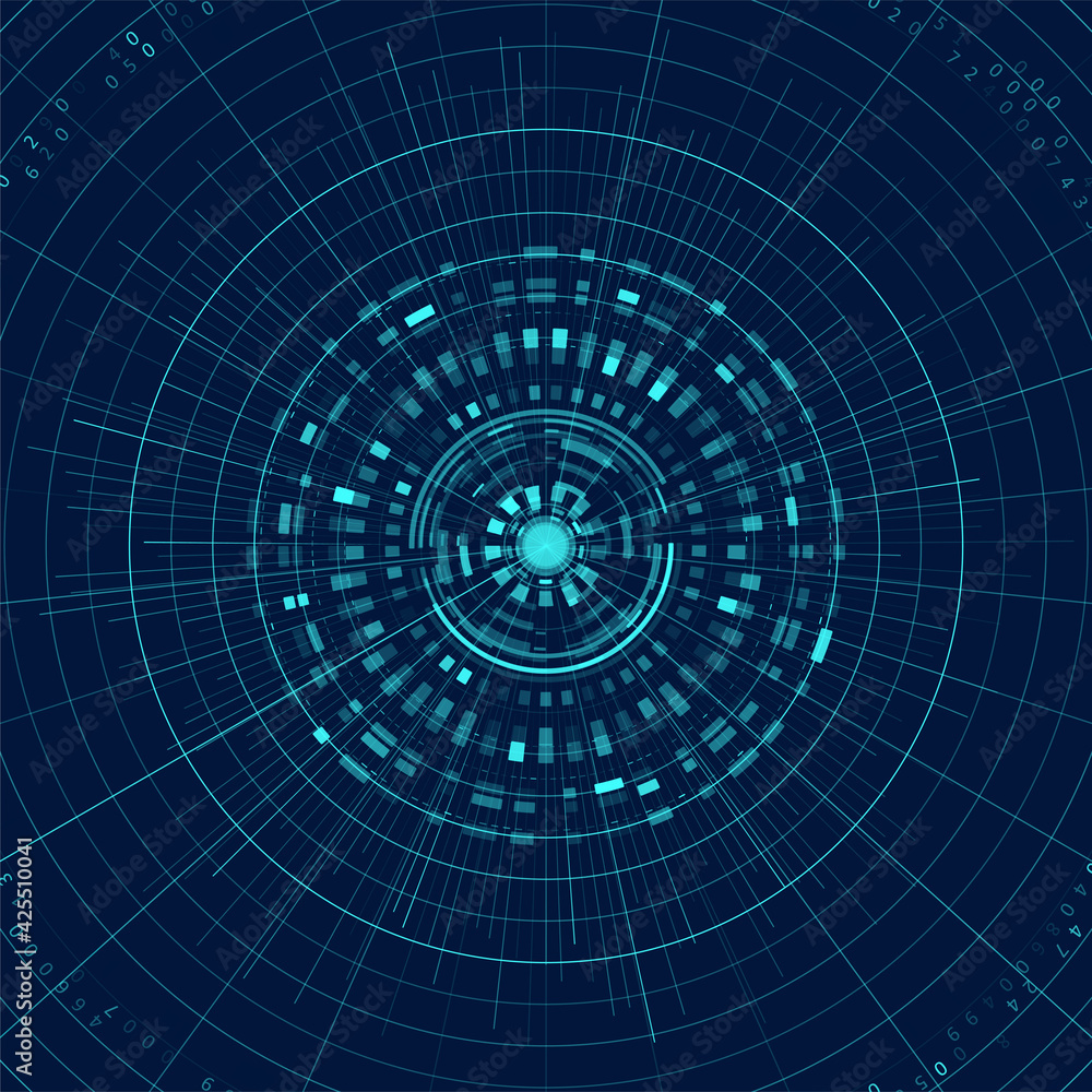 Fototapeta premium Abstract infographics visualization