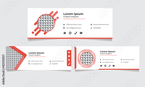 Email Signature Template Design for web and personal mail use this template