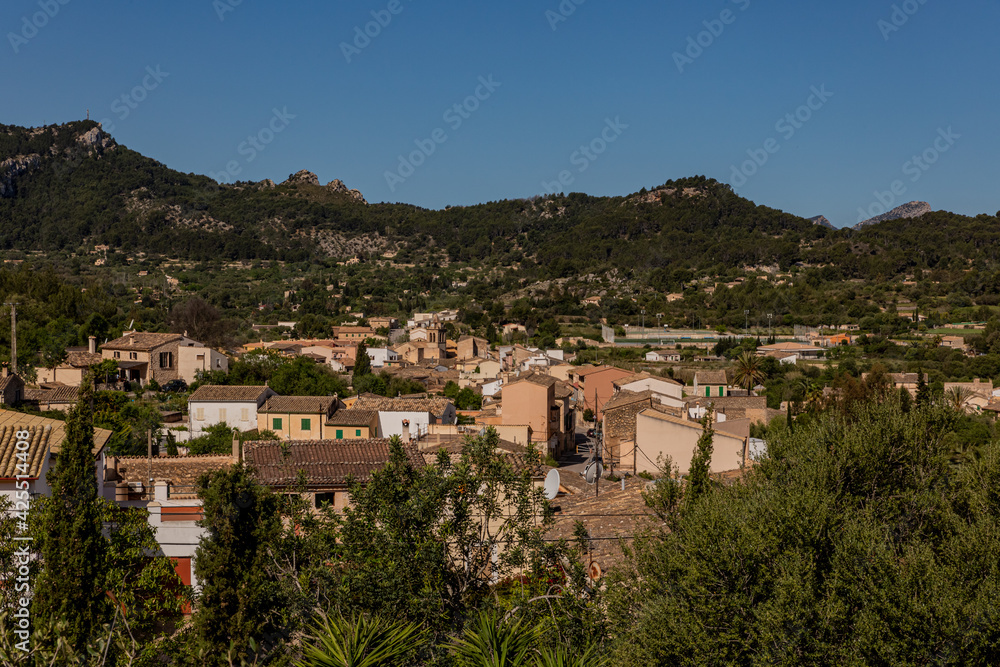 sarraco, majorca, spain. Village in the mountains of andratx.