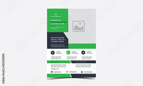 Corporate Business Flyer Design Template for your business or service