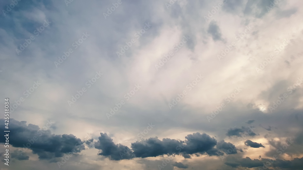 Beautiful timelaps video with fast-running clouds on a bright blue sky Beautiful timelaps video with fast-running clouds on a bright blue sky
