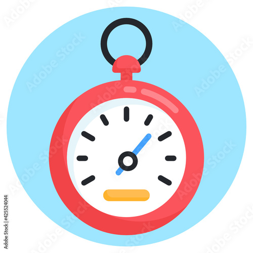 
A trendy vector design of stopwatch 

