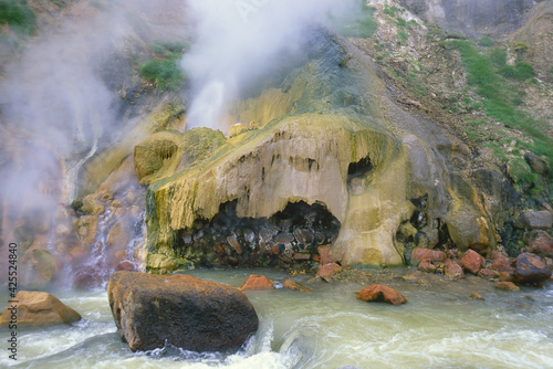 Valley of Geysers, Kronotsky Nature Reserve, Kamchatka Peninsula, Russian Far East, Russia photo