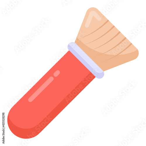 
Trendy design vector of makeup applicator icon

