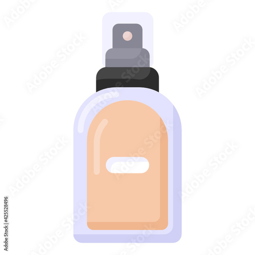 
Modern style icon of face foundation 

