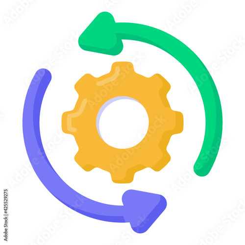 
Grab this mesmerizing flat icon of restore settings 

