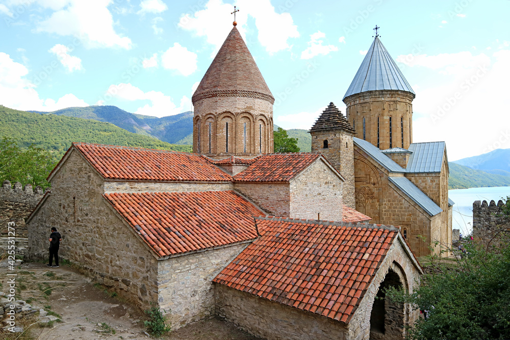 Church of the Virgin and Church of The Assumption in Ananuri Medieval Fortress, Georgia Church of the Virgin and Church of The Assumption in Ananuri Medieval Fortress, Georgia