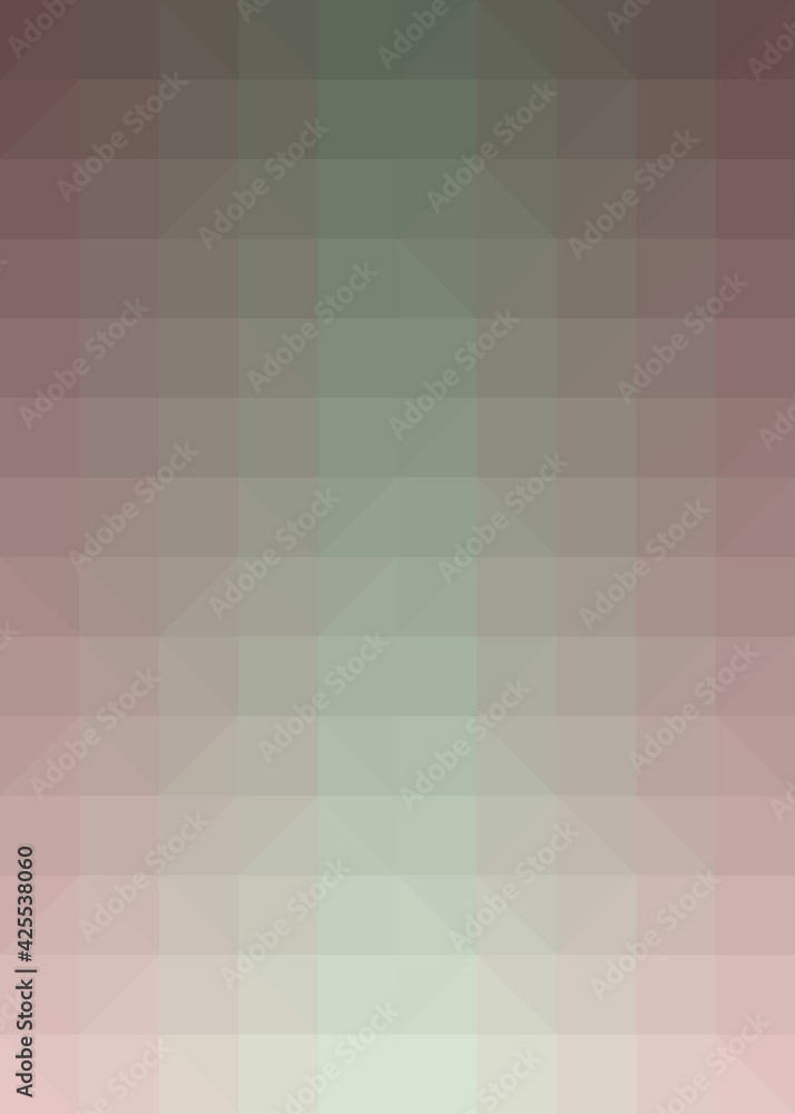 Abstract color Low-Polygones Generative Art background illustration