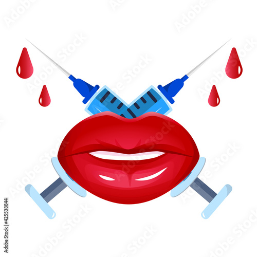 Lips augmentation consept
