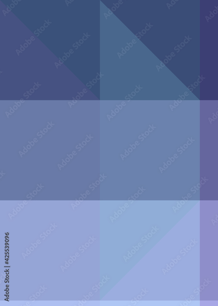 Fototapeta premium Abstract color Low-Polygones Generative Art background illustration