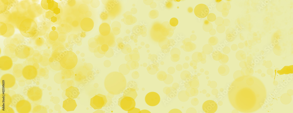 Yellow bokeh background Yellow bokeh background