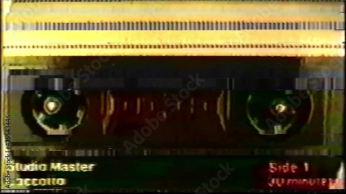 old vhs screen glitch footage